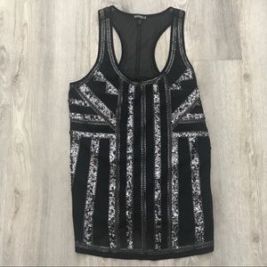 Gorgeous Express Black Sequin Tank